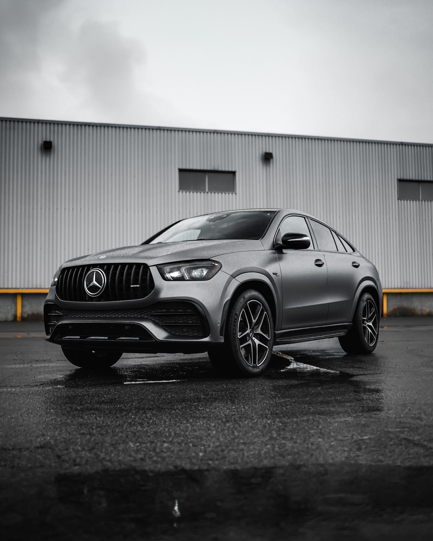 Mercedes Benz GLE 53, Gris satin